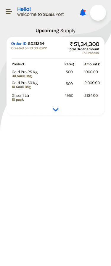 ProcuPort mobile — farmer collection capture with analyser reading
